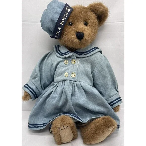 Vintage Boyds Bears Colleen HMS Unbearable Sailor Stuffed Animal Plush Toy - Picture 10 of 14